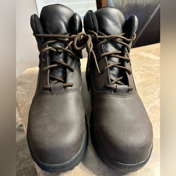 Worx by Red Wing Brown Steel Toe Boots Size 12 - Picture 5 of 6